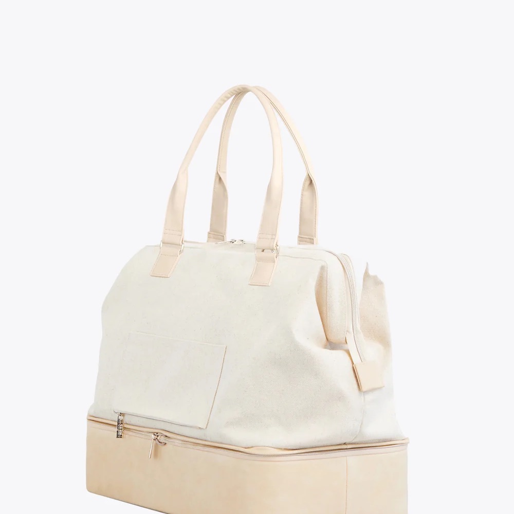 BEIS Weekender Bag in beige (large)